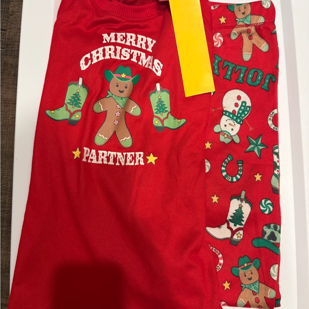 Magic Merry Christmas Partner Kids Pajamas - Red and Green